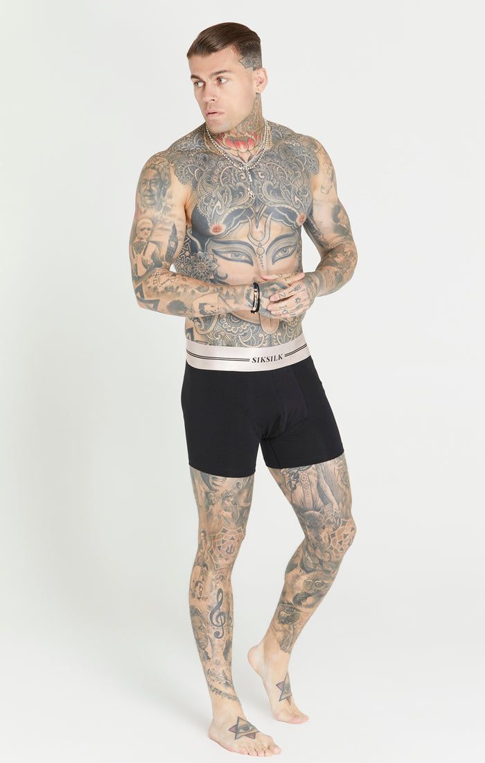 Black Satin Tape Boxers sold by Siksilk product image thumbnail 9