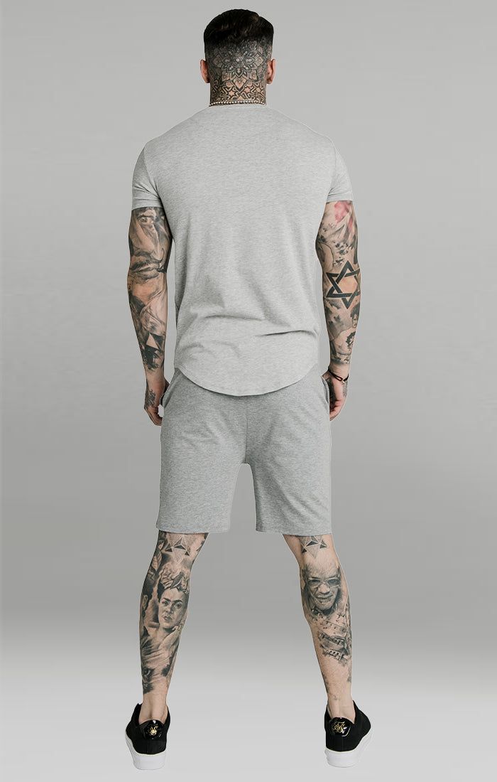 Grey Essential Jersey Short sold by Siksilk product image thumbnail 5