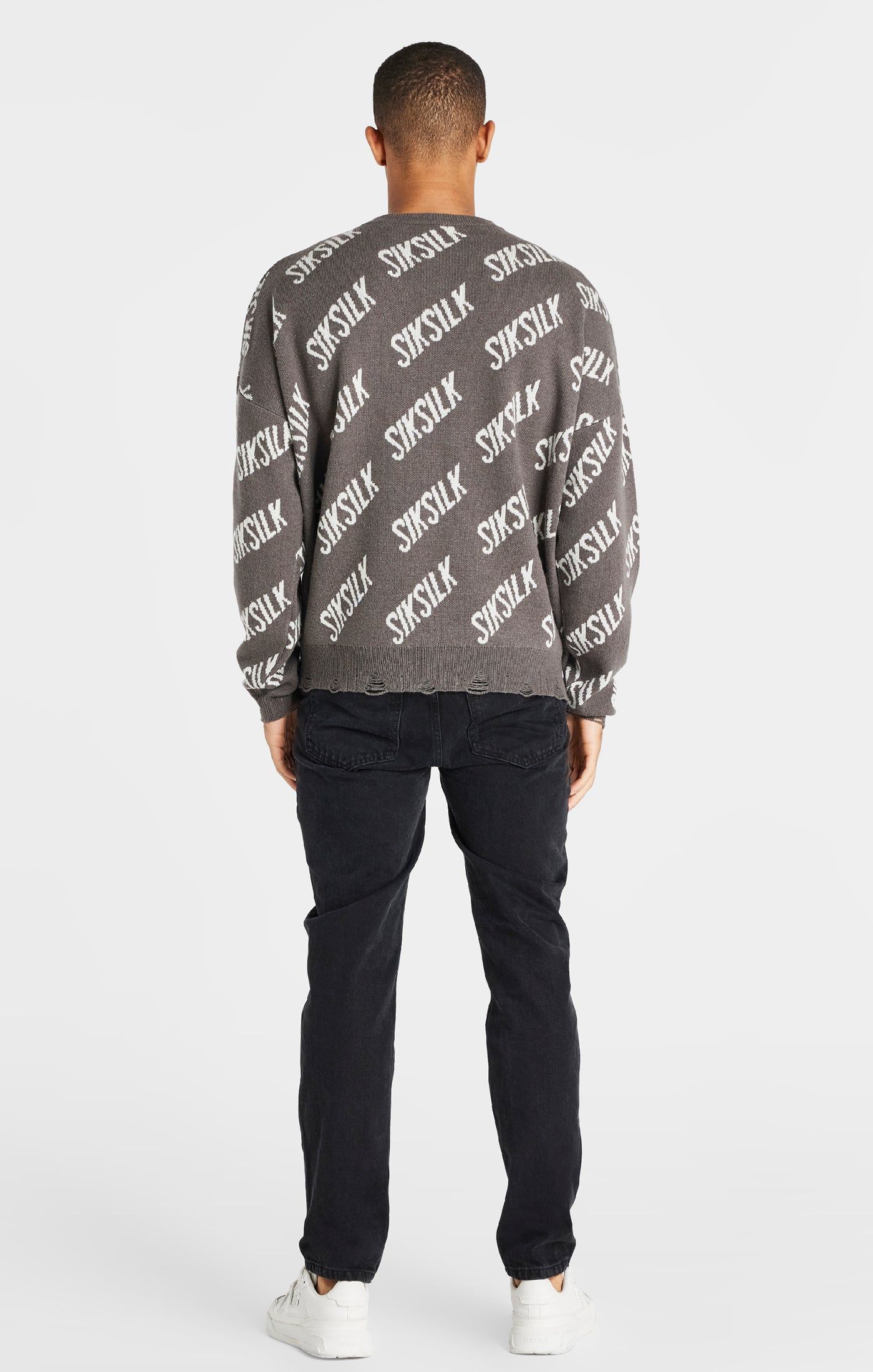 Black Knitted Sweater sold by Siksilk product image thumbnail 5