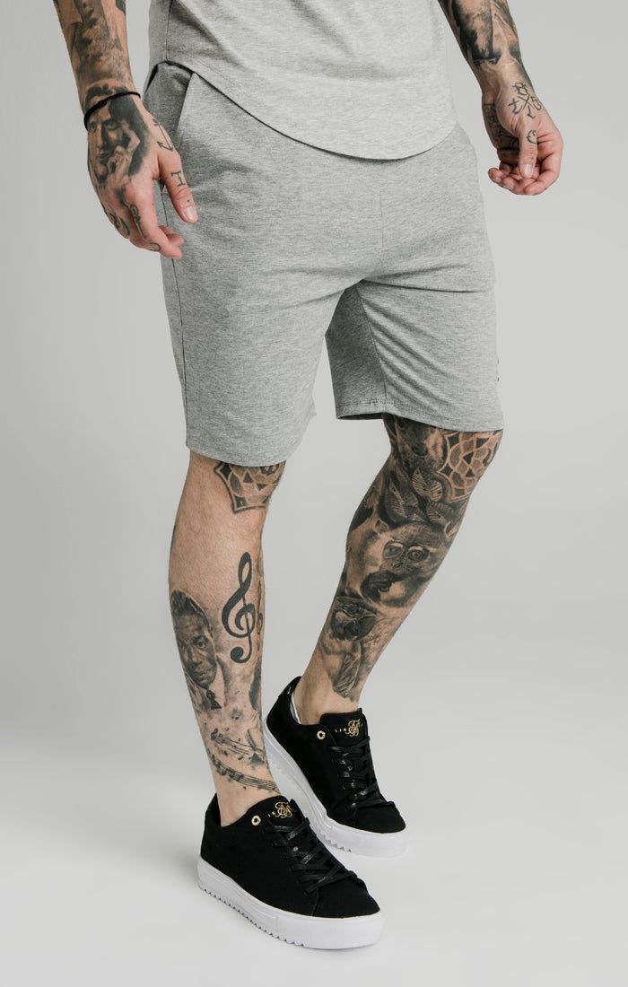 Grey Essential Jersey Short sold by Siksilk product image thumbnail 2