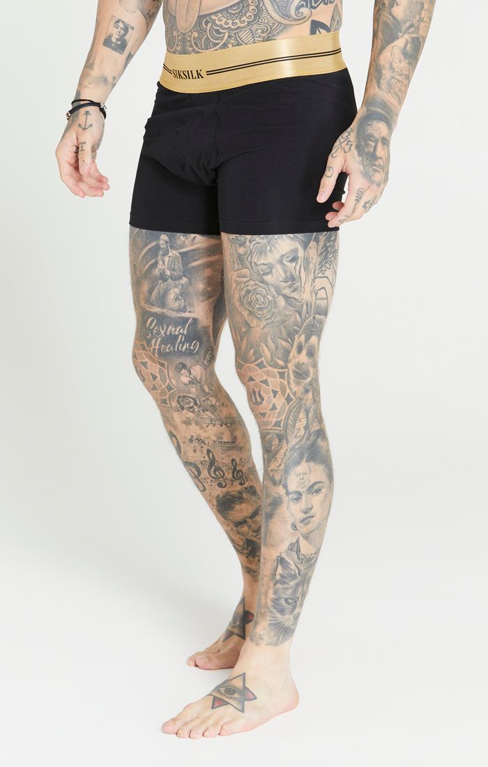 Black Satin Tape Boxers sold by Siksilk product image thumbnail 16