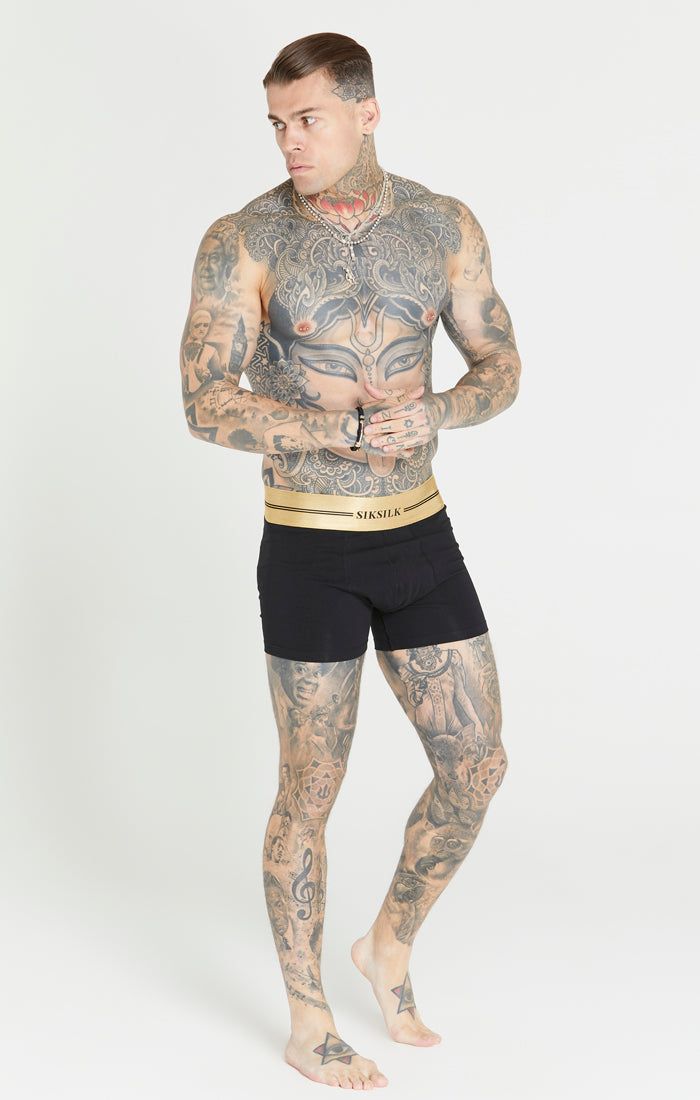 Black Satin Tape Boxers sold by Siksilk product image thumbnail 10