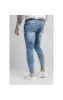 SikSilk Elasticated Waist Skinny Distressed Denim – Midstone Blue sold by Siksilk