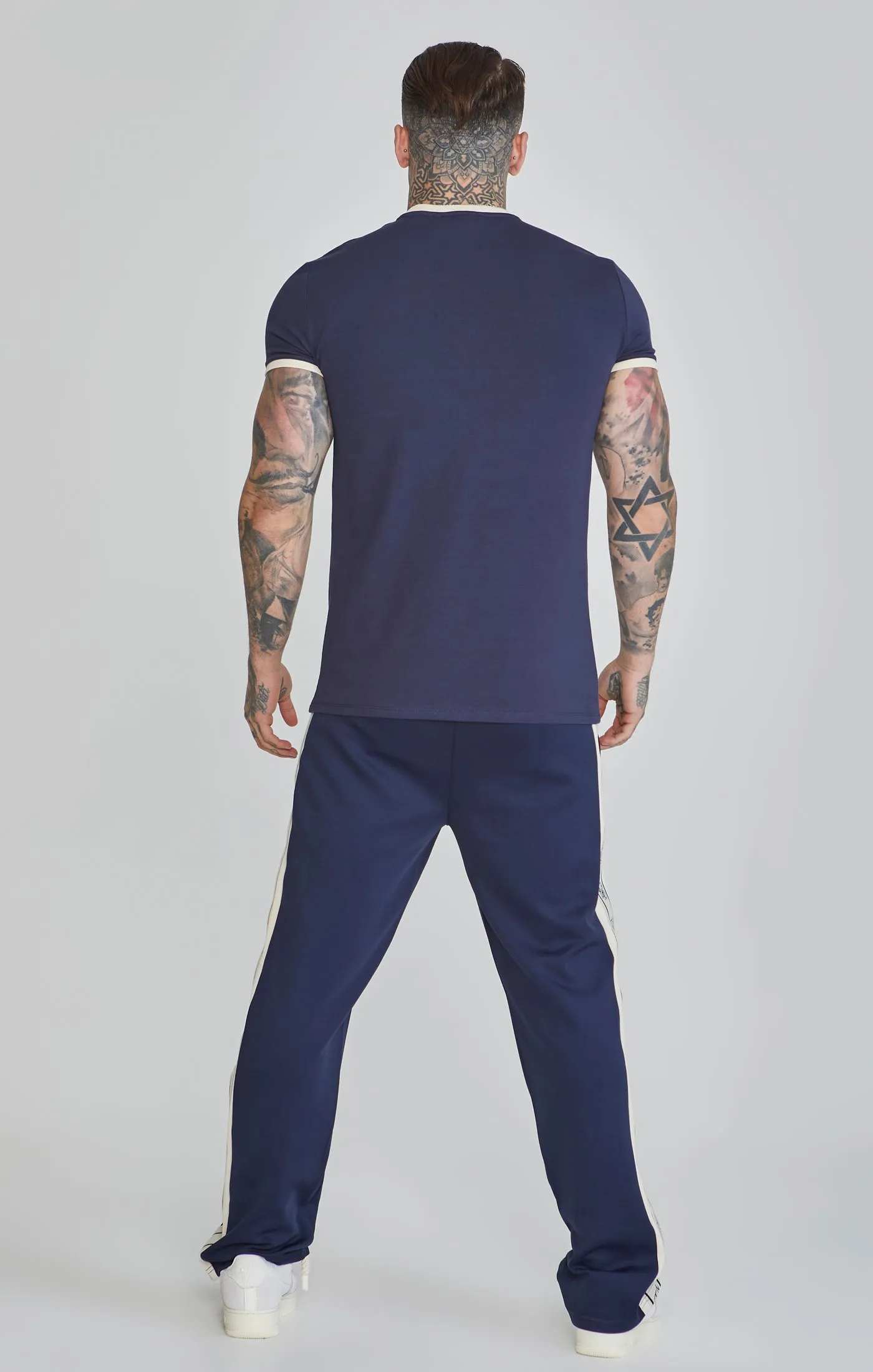 Navy Track Pants sold by Siksilk product image thumbnail 5