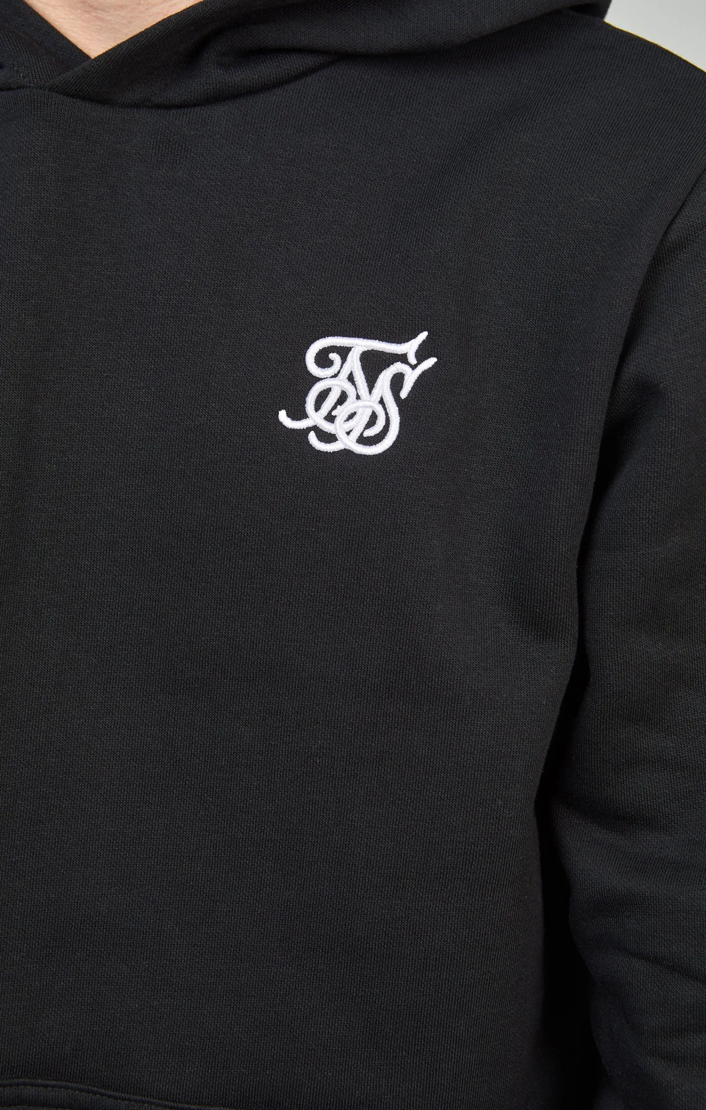 Boys Black Essentials Hoodie sold by Siksilk product image thumbnail 2