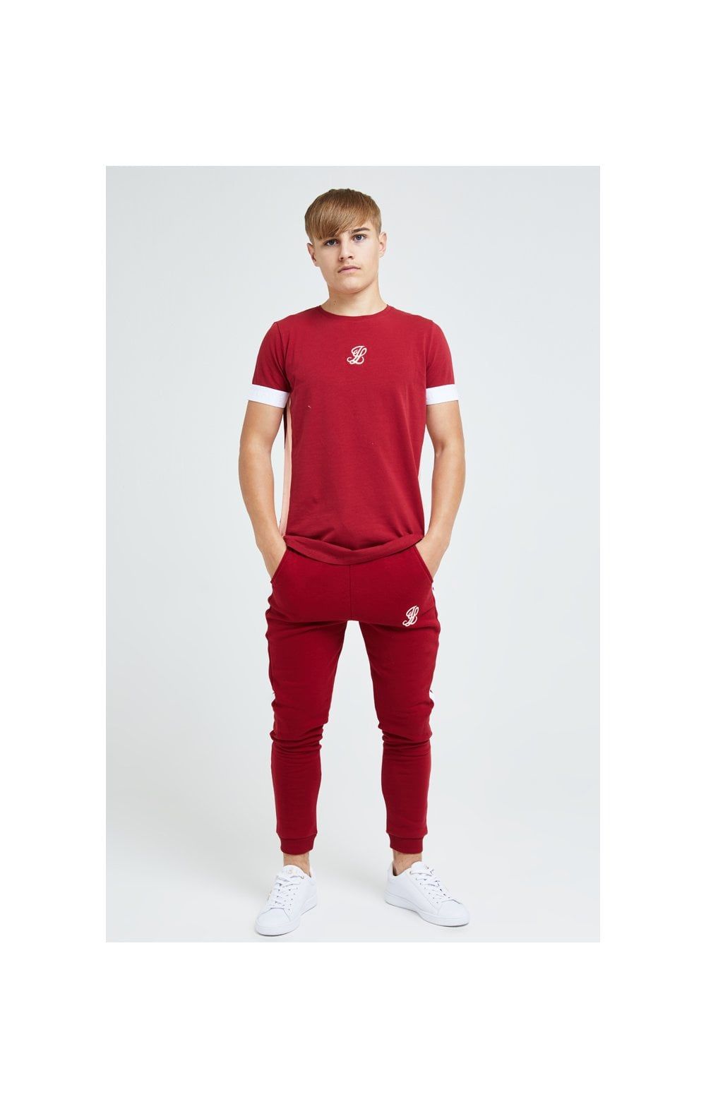 Illusive London Divergence Slide Tee - Pink & Red sold by Siksilk product image thumbnail 4