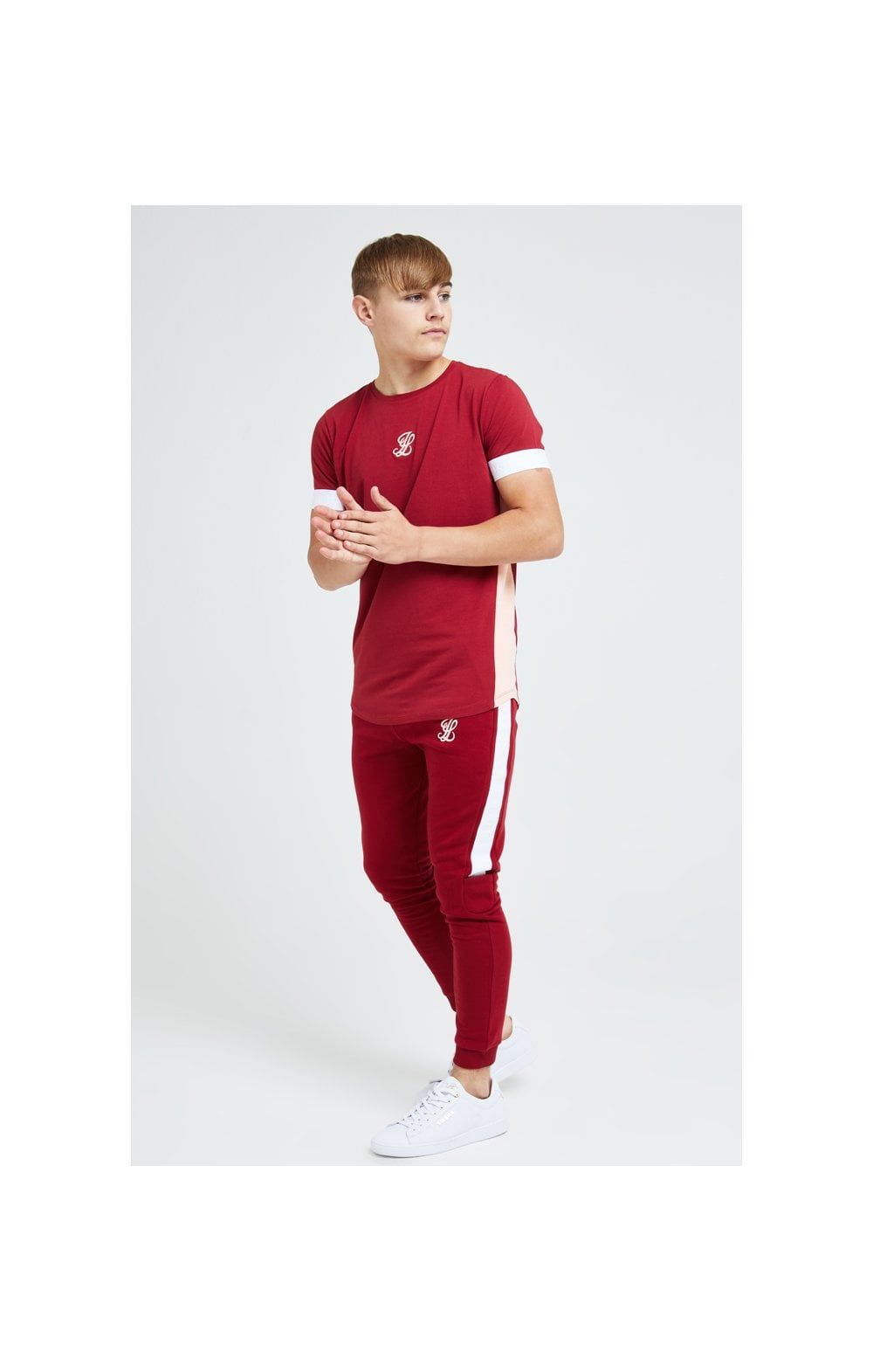 Illusive London Divergence Slide Tee - Pink & Red sold by Siksilk