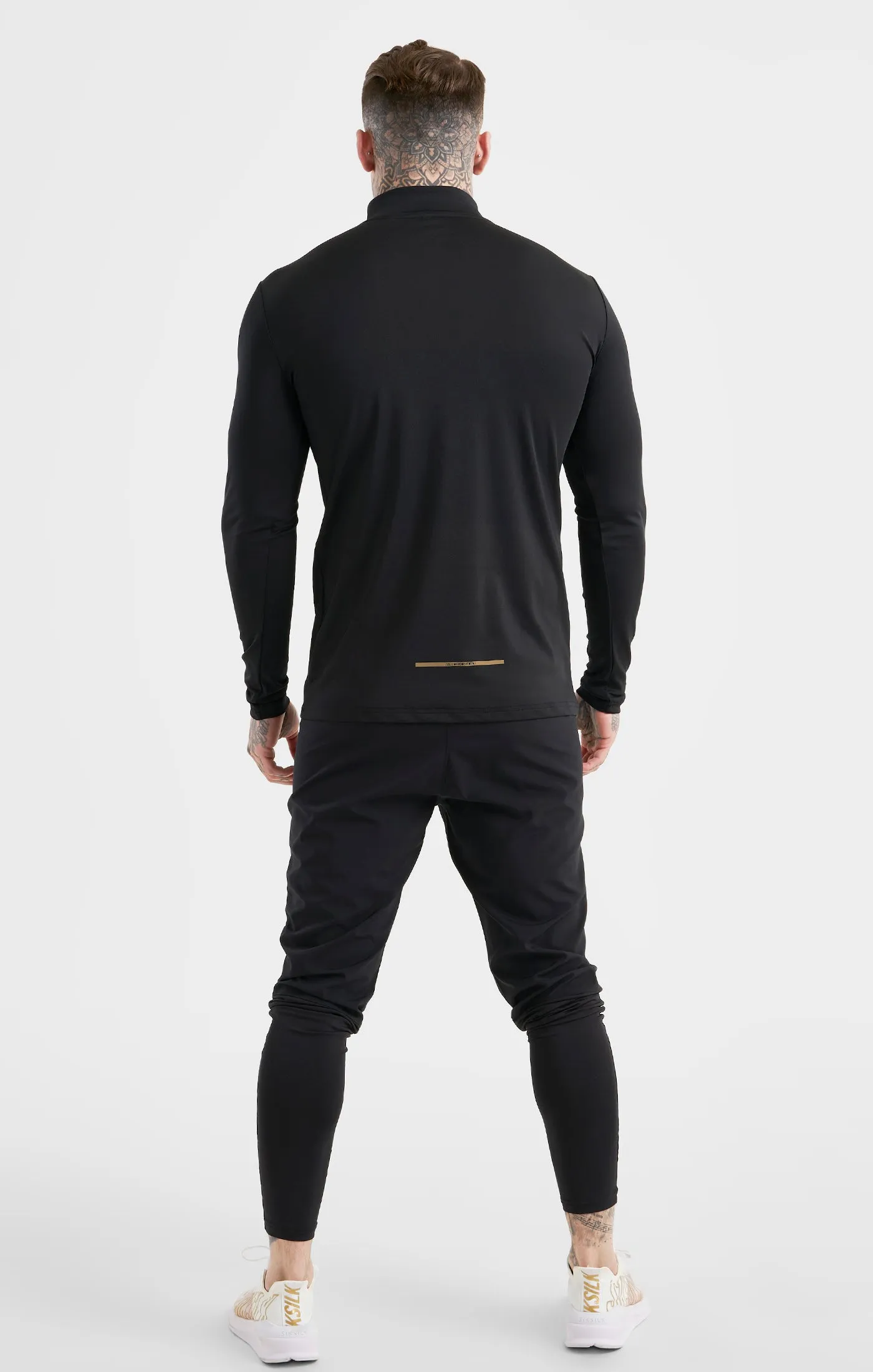 Black Sports Zip Thru sold by Siksilk product image thumbnail 5