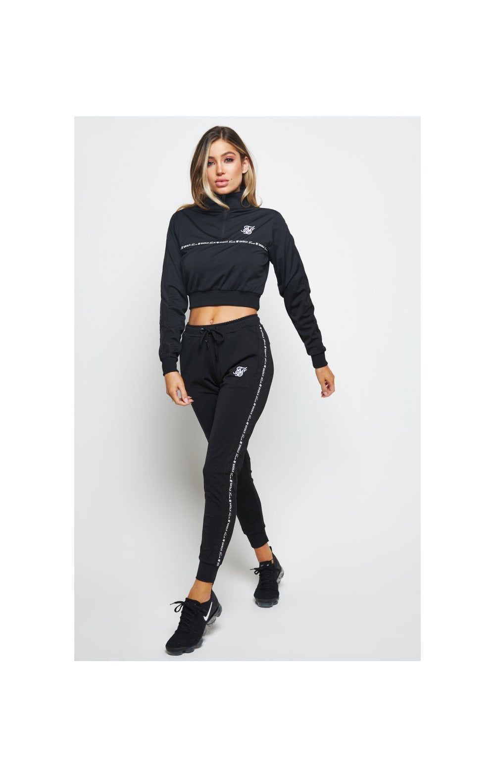 SikSilk Fusion Track Pants - Jet Black sold by Siksilk product image thumbnail 4