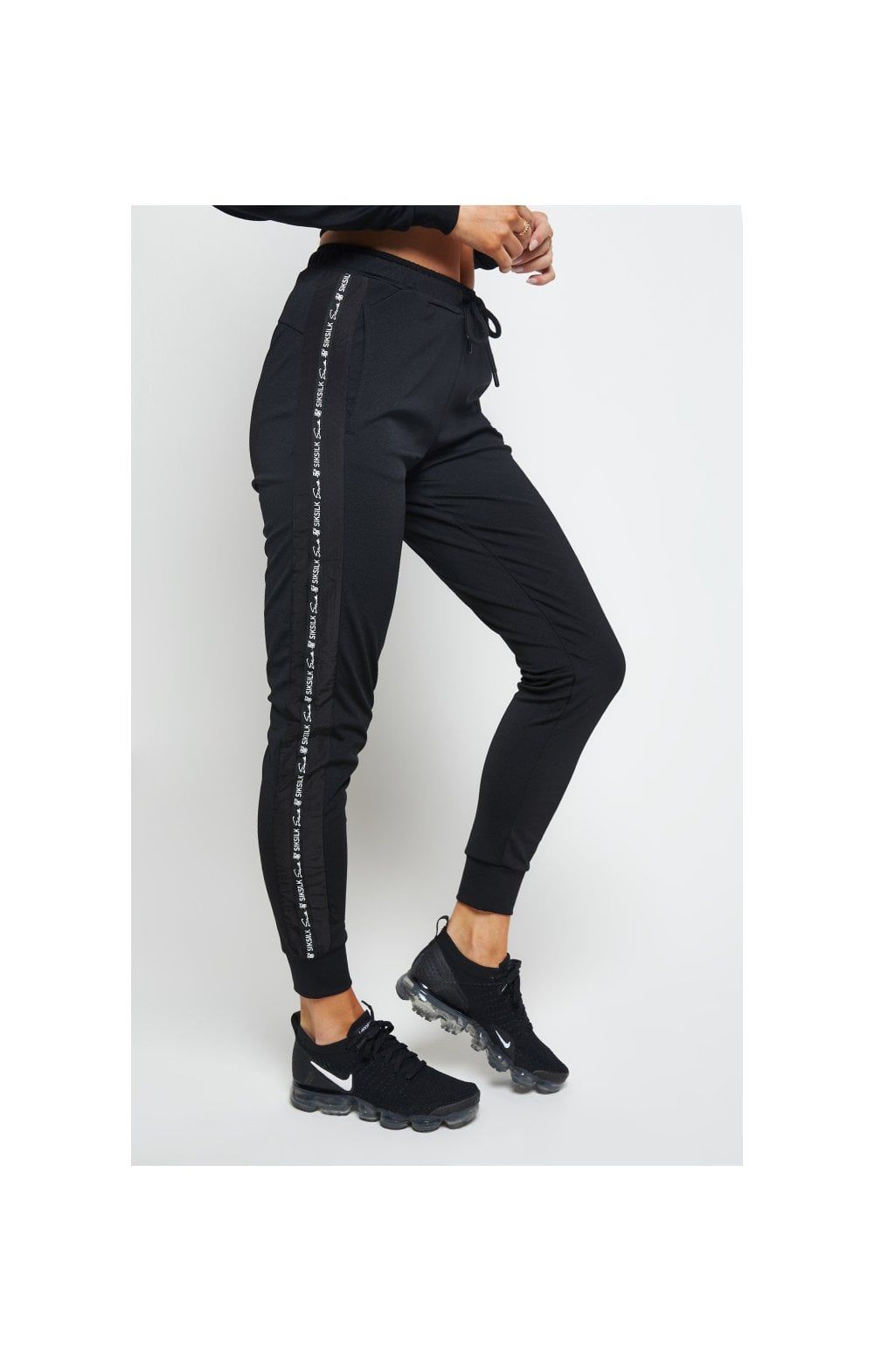 SikSilk Fusion Track Pants - Jet Black sold by Siksilk product image thumbnail 3