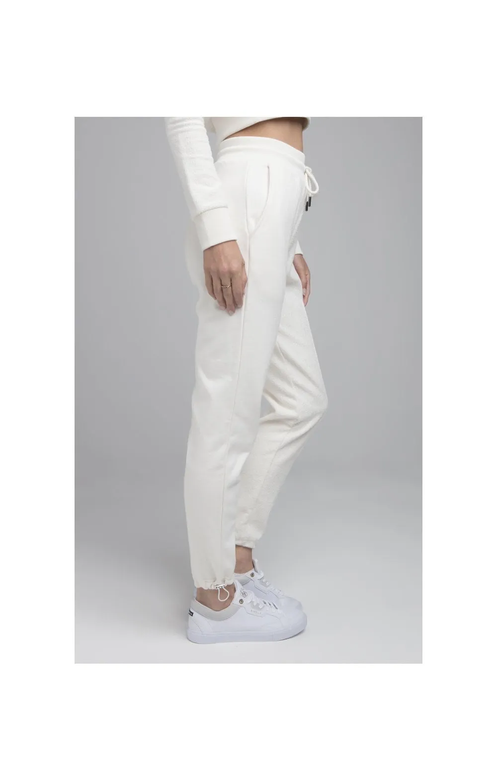SikSilk Half & Half Track Pants - White sold by Siksilk product image thumbnail 3