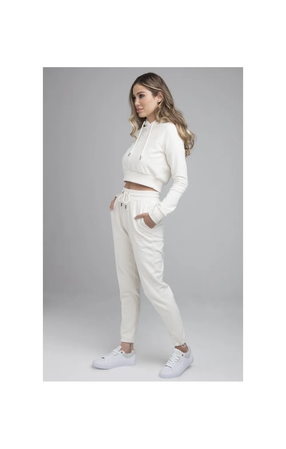 SikSilk Half & Half Track Pants - White sold by Siksilk product image thumbnail 5