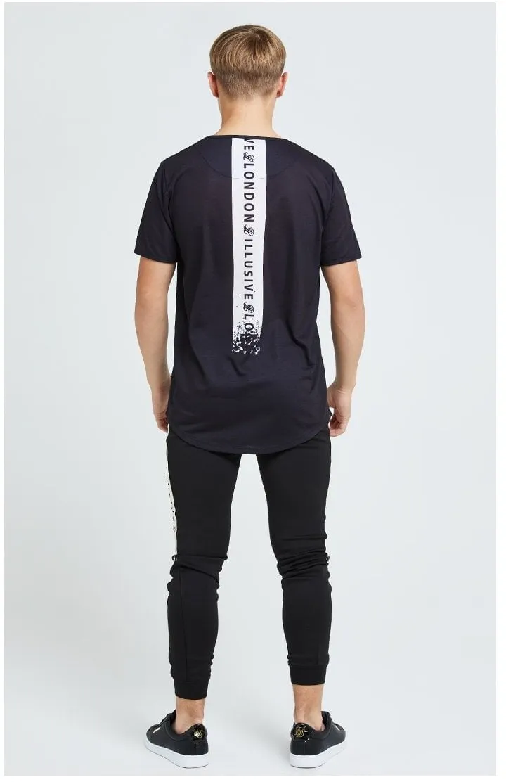 Illusive London Erupt Tee - Black & Cream sold by Siksilk product image thumbnail 4