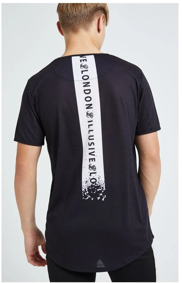 Illusive London Erupt Tee - Black & Cream sold by Siksilk product image thumbnail 2