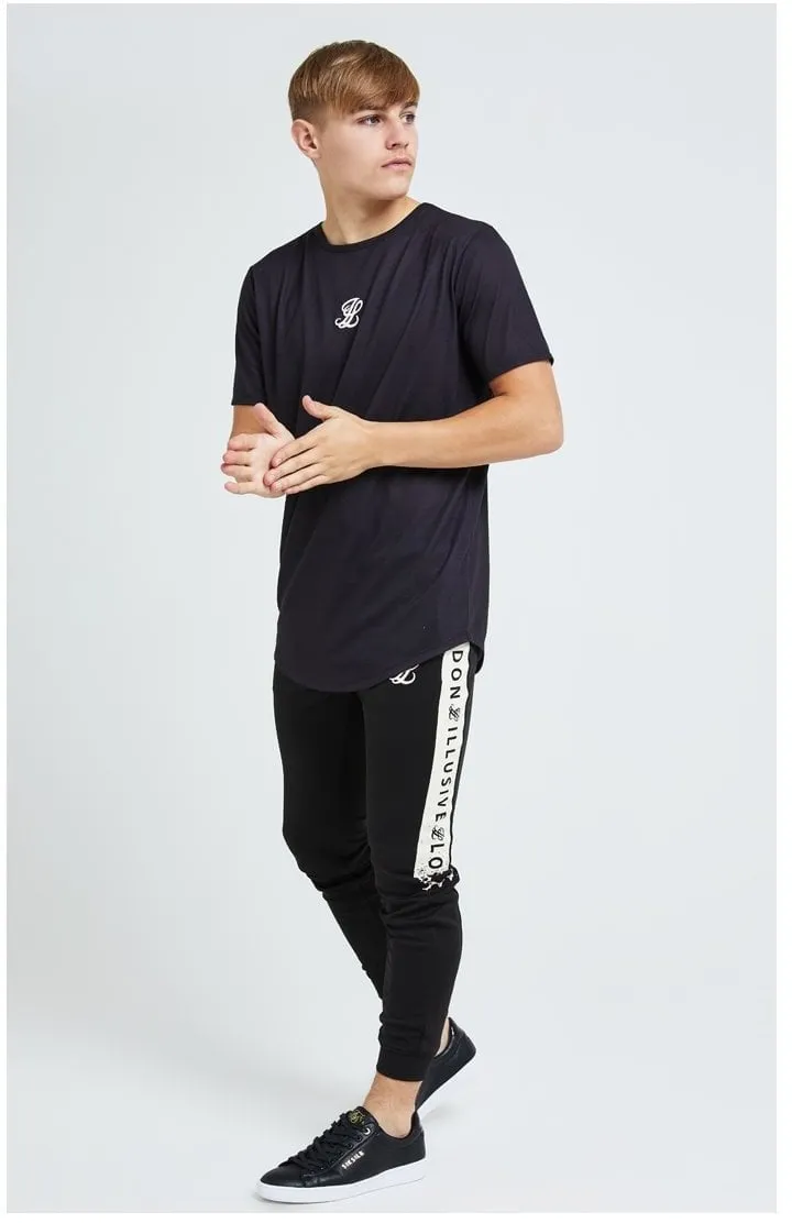 Illusive London Erupt Tee - Black & Cream sold by Siksilk product image thumbnail 3