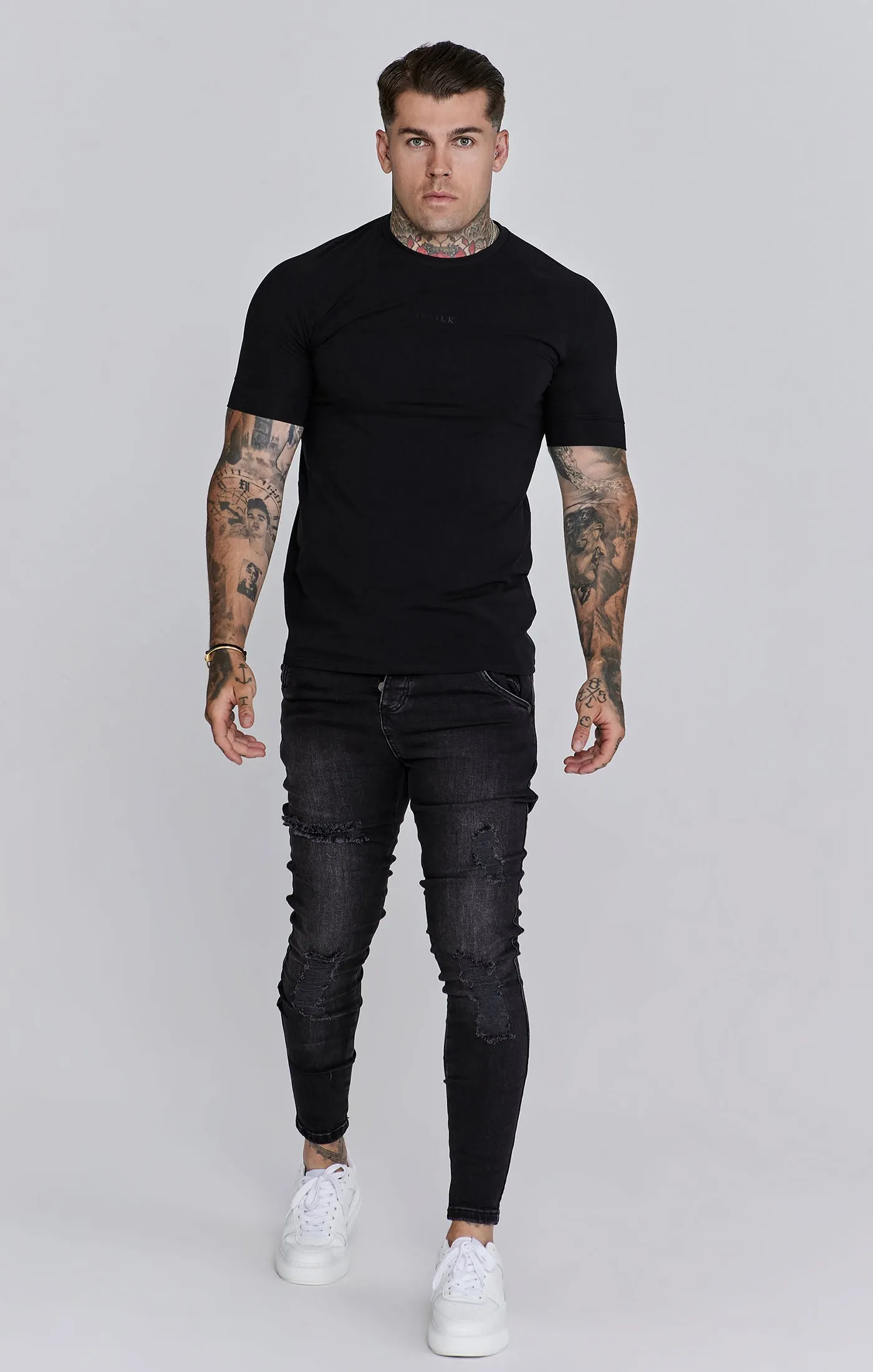 Black Smart T-Shirt sold by Siksilk product image thumbnail 2
