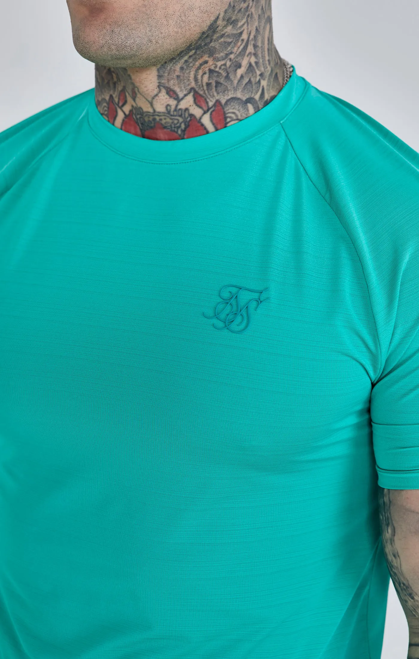 Green Muscle Fit T-Shirt sold by Siksilk product image thumbnail 3
