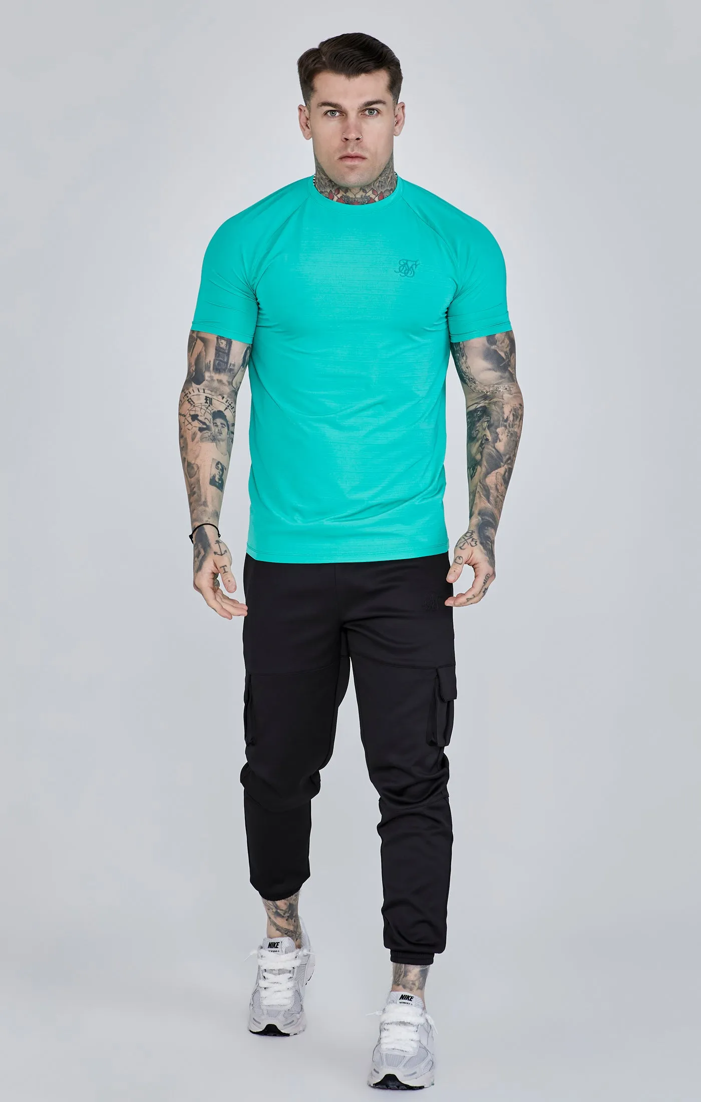 Green Muscle Fit T-Shirt sold by Siksilk product image thumbnail 2