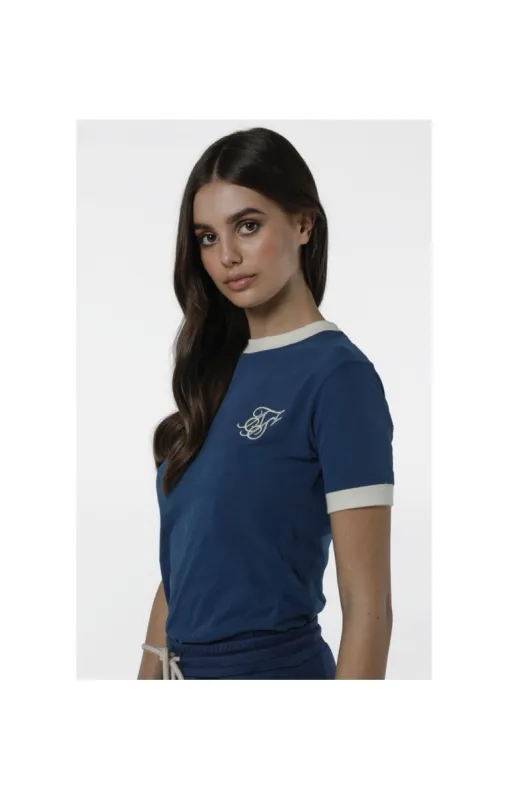 SikSilk Ringer Tee – Teal sold by Siksilk