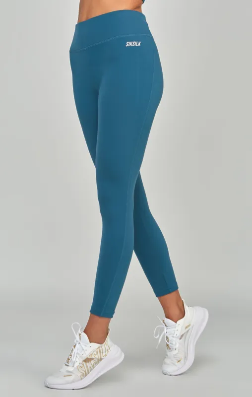Teal Sports Essentials Legging sold by Siksilk