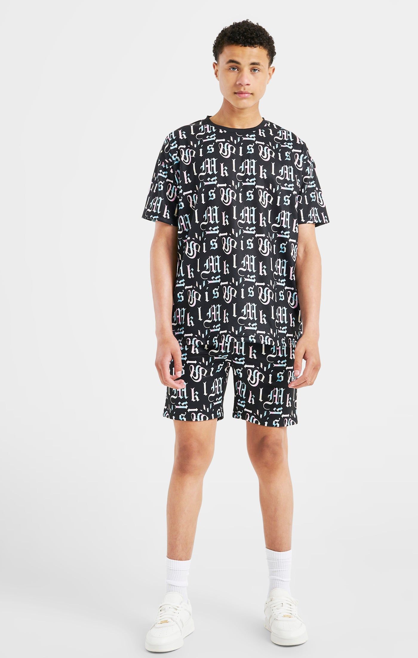 Boys Messi x SikSilk Black Printed Short sold by Siksilk product image thumbnail 3