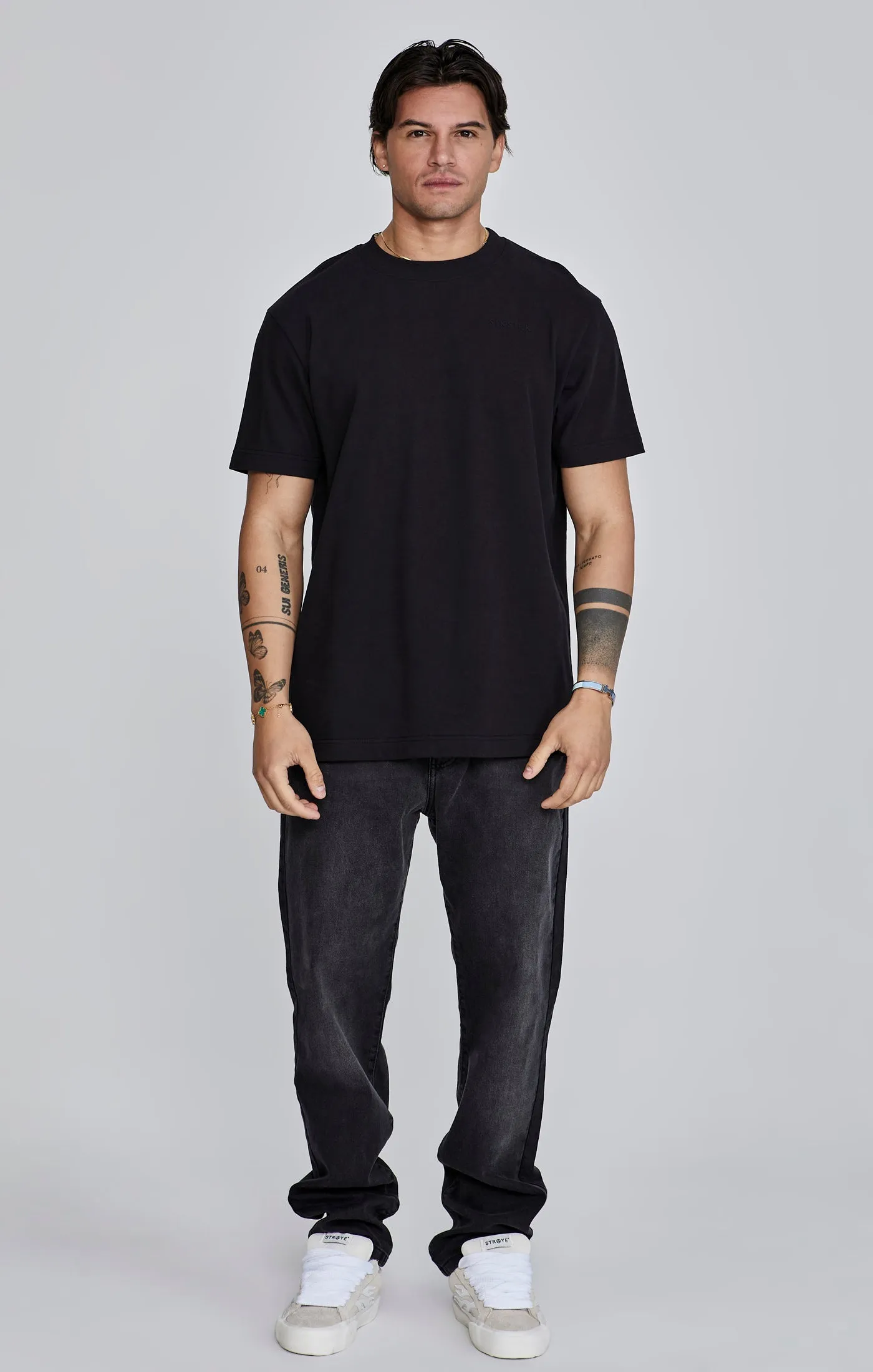 Black Filigree T-Shirt sold by Siksilk product image thumbnail 2