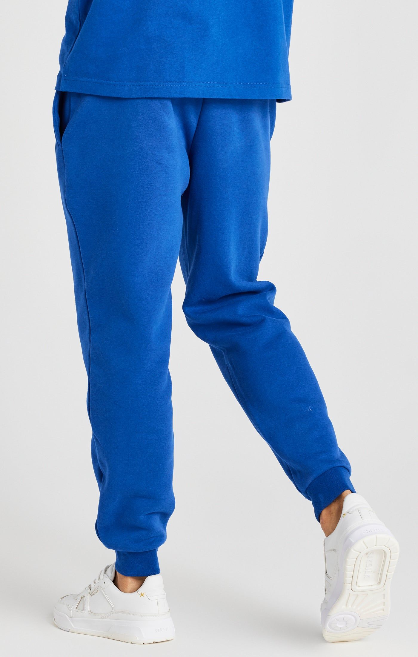 Blue Relaxed Fit Cuffed Jogger sold by Siksilk product image thumbnail 4