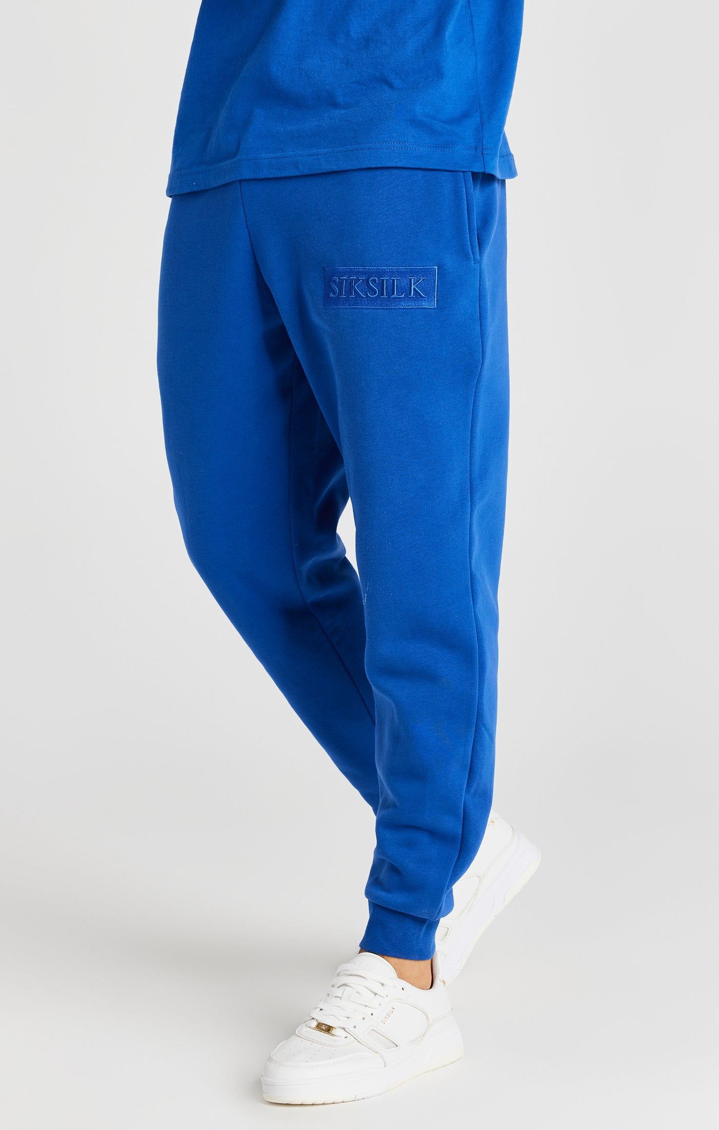 Blue Relaxed Fit Cuffed Jogger sold by Siksilk product image thumbnail 2