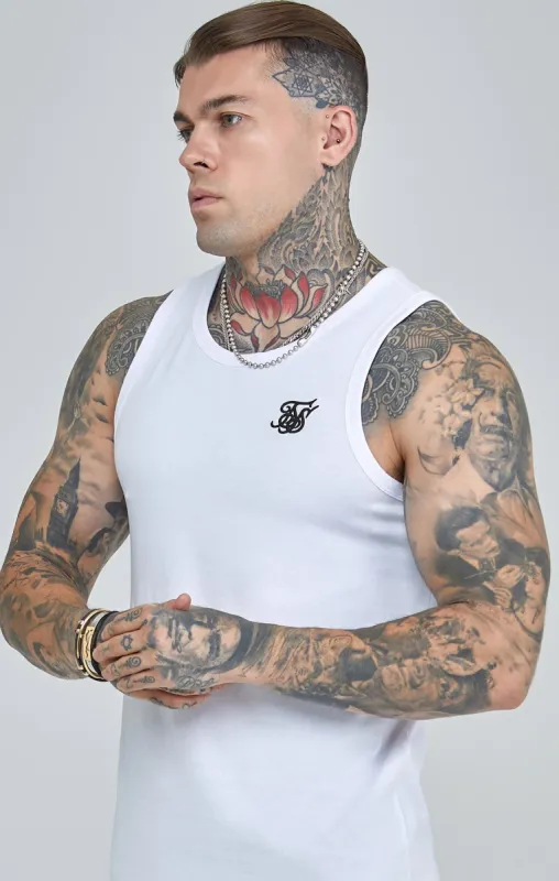 White Essential Vest sold by Siksilk