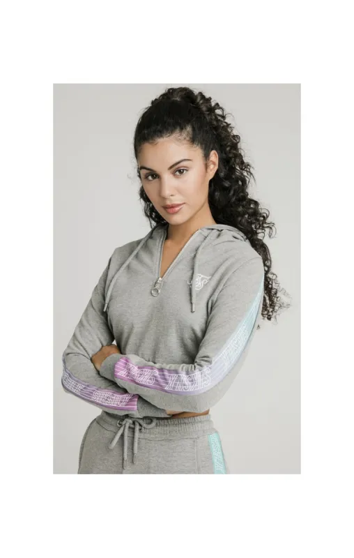 SikSilk Fade Runner Track Top - Grey Marl sold by Siksilk