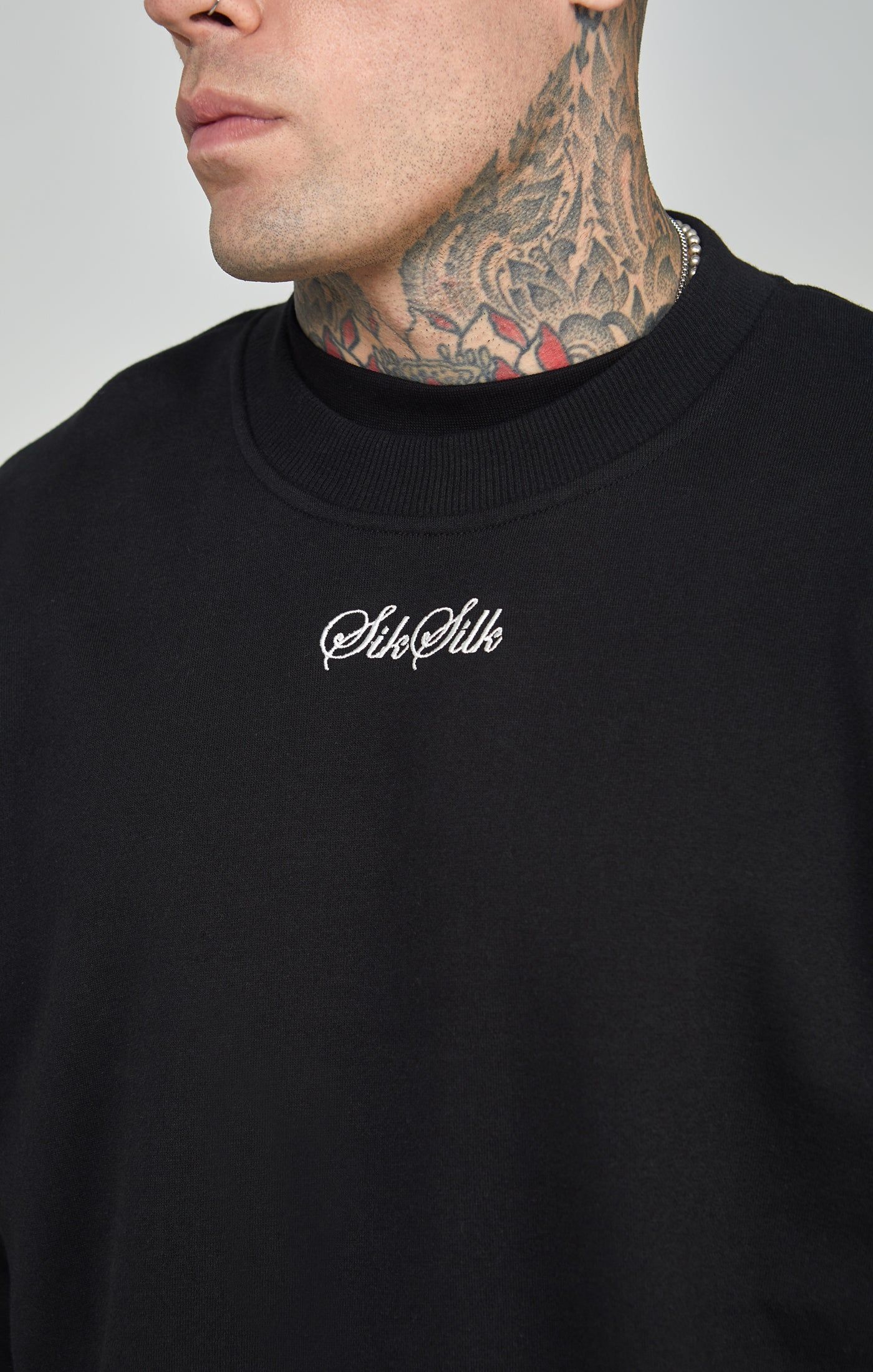 Script Logo Oversized Sweatshirt sold by Siksilk product image thumbnail 2
