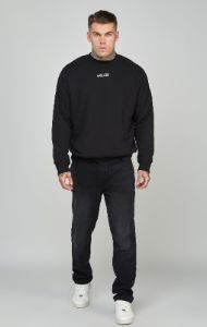 Script Logo Oversized Sweatshirt sold by Siksilk