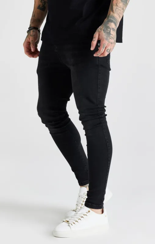 Black Washed Essential Skinny Jean sold by Siksilk