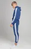 Illusive London AOP Panel Hoodie - Indigo sold by Siksilk