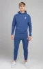 Illusive London AOP Panel Hoodie - Indigo sold by Siksilk