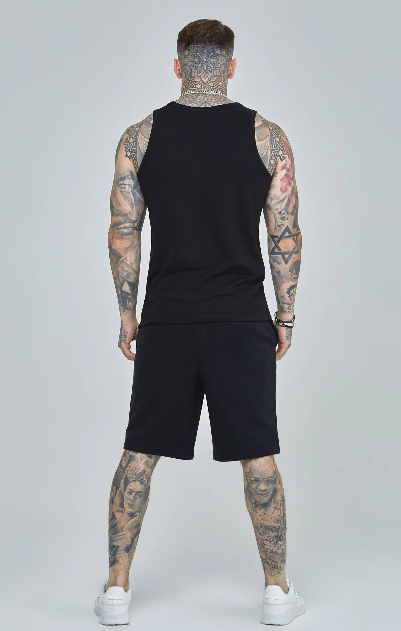 Black Essential Fleece Short sold by Siksilk product image thumbnail 5