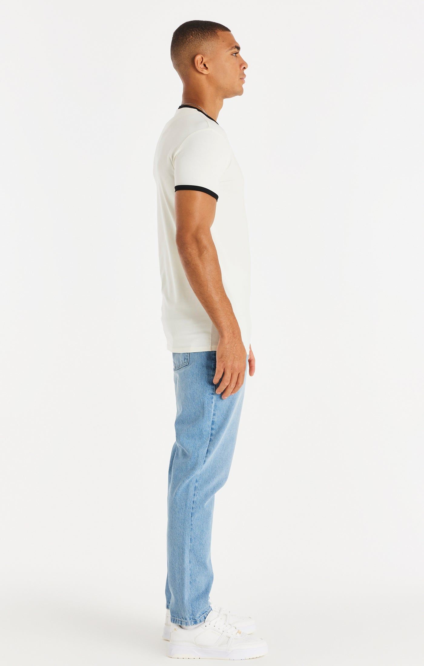 Blue Straight Cut Denim sold by Siksilk product image thumbnail 5