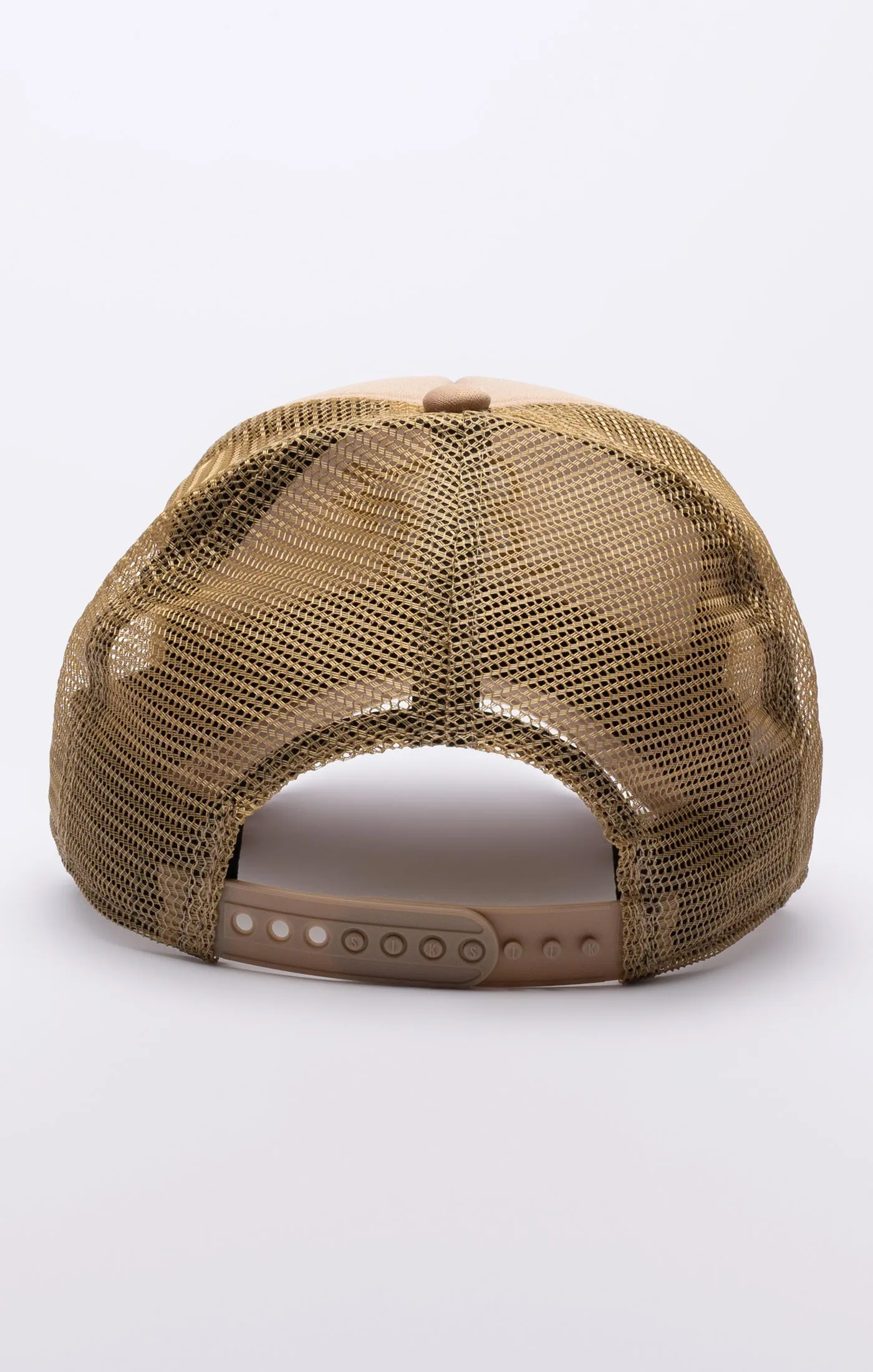 Beige Foam Trucker Cap sold by Siksilk product image thumbnail 5