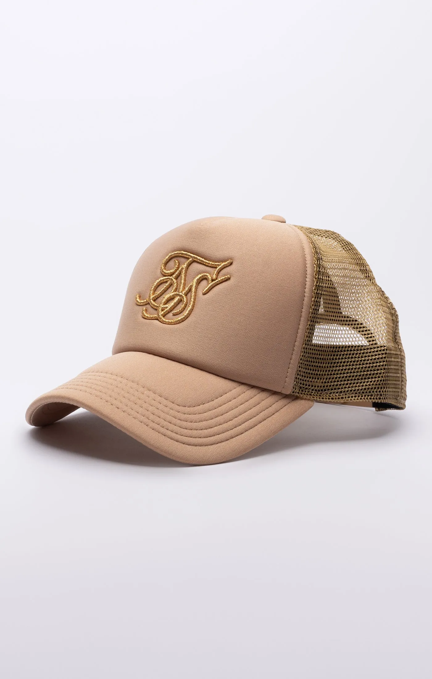 Beige Foam Trucker Cap sold by Siksilk
