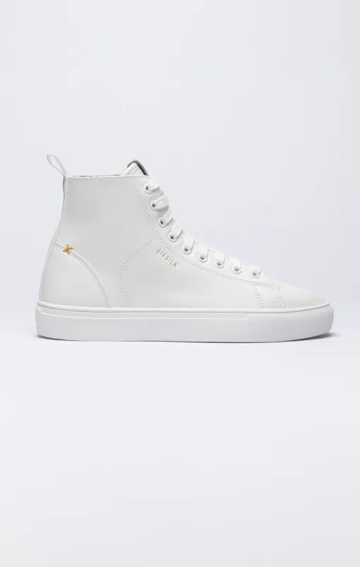 White Classic High-Top Trainer sold by Siksilk