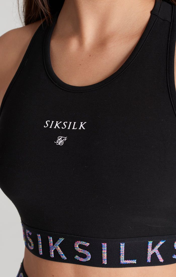 Girls Black Taped Bralette sold by Siksilk product image thumbnail 3
