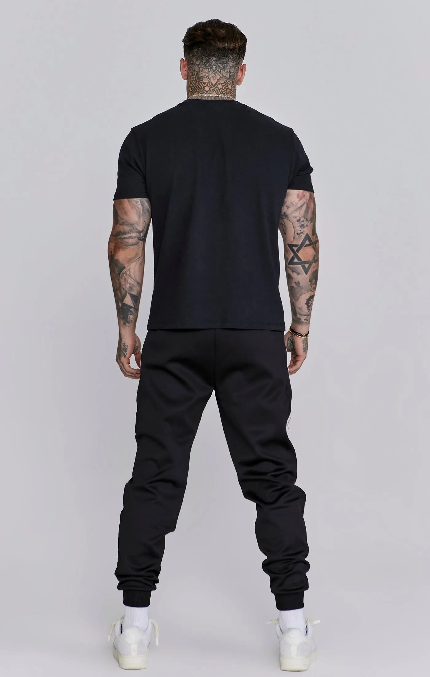 Black Relaxed Fit Joggers sold by Siksilk product image thumbnail 3