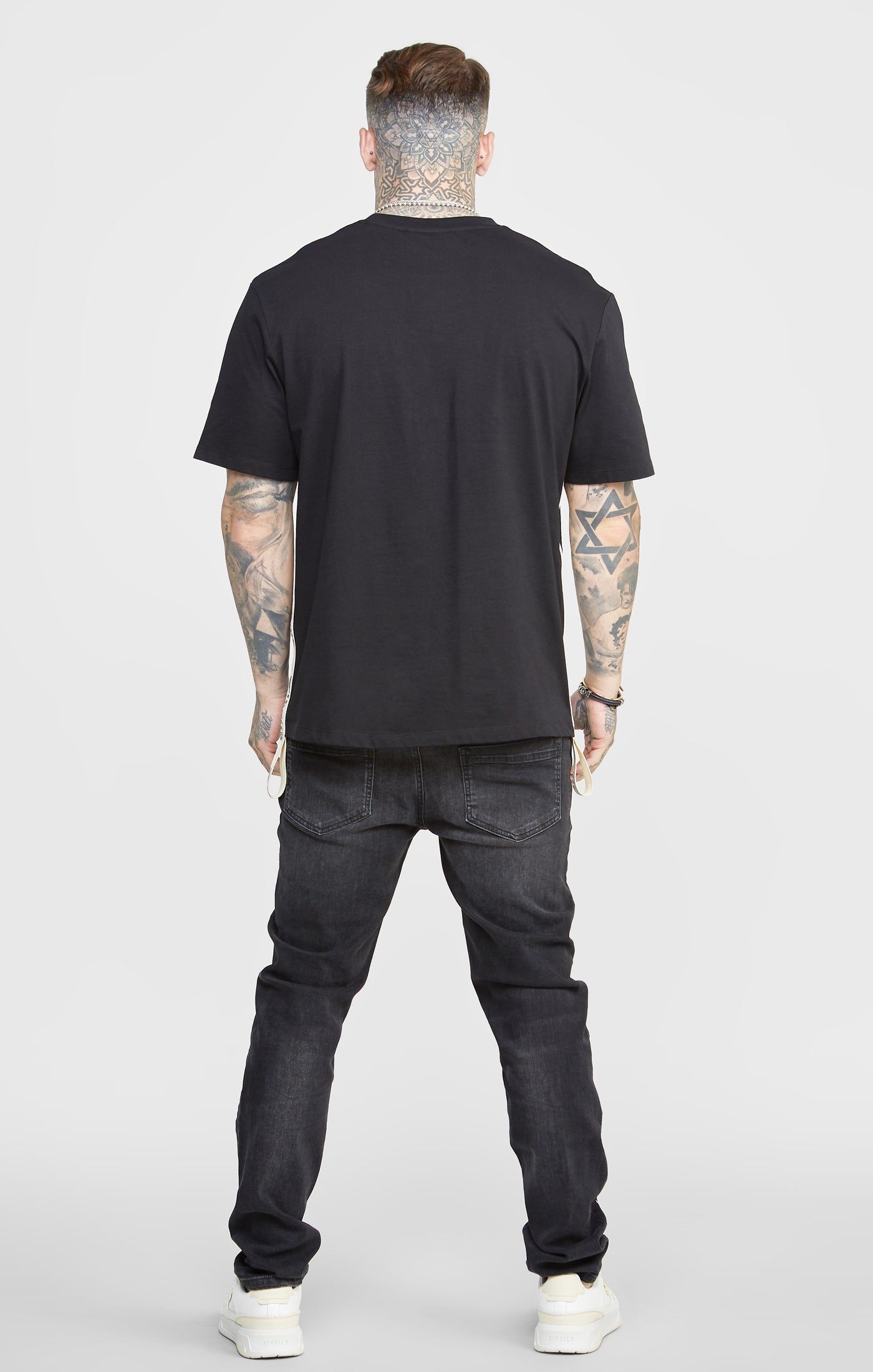 Black Wash Slim Fit Denim sold by Siksilk product image thumbnail 5