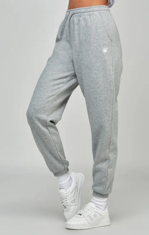 Grey Marl Essential Joggers sold by Siksilk