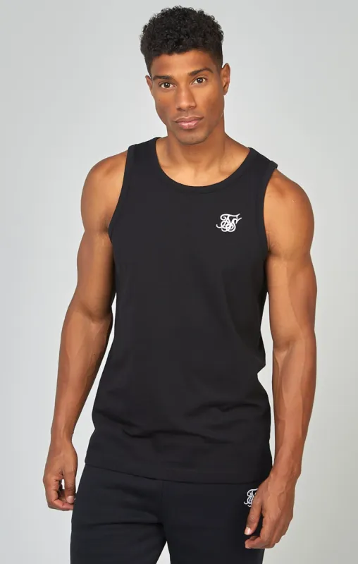 Black Essential Vest sold by Siksilk