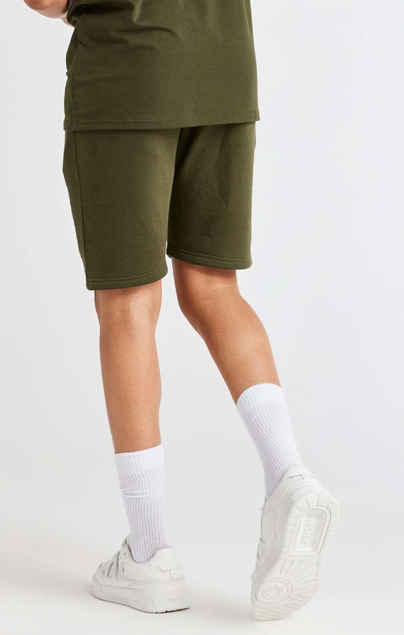 Boys Khaki Fleece Short sold by Siksilk product image thumbnail 4