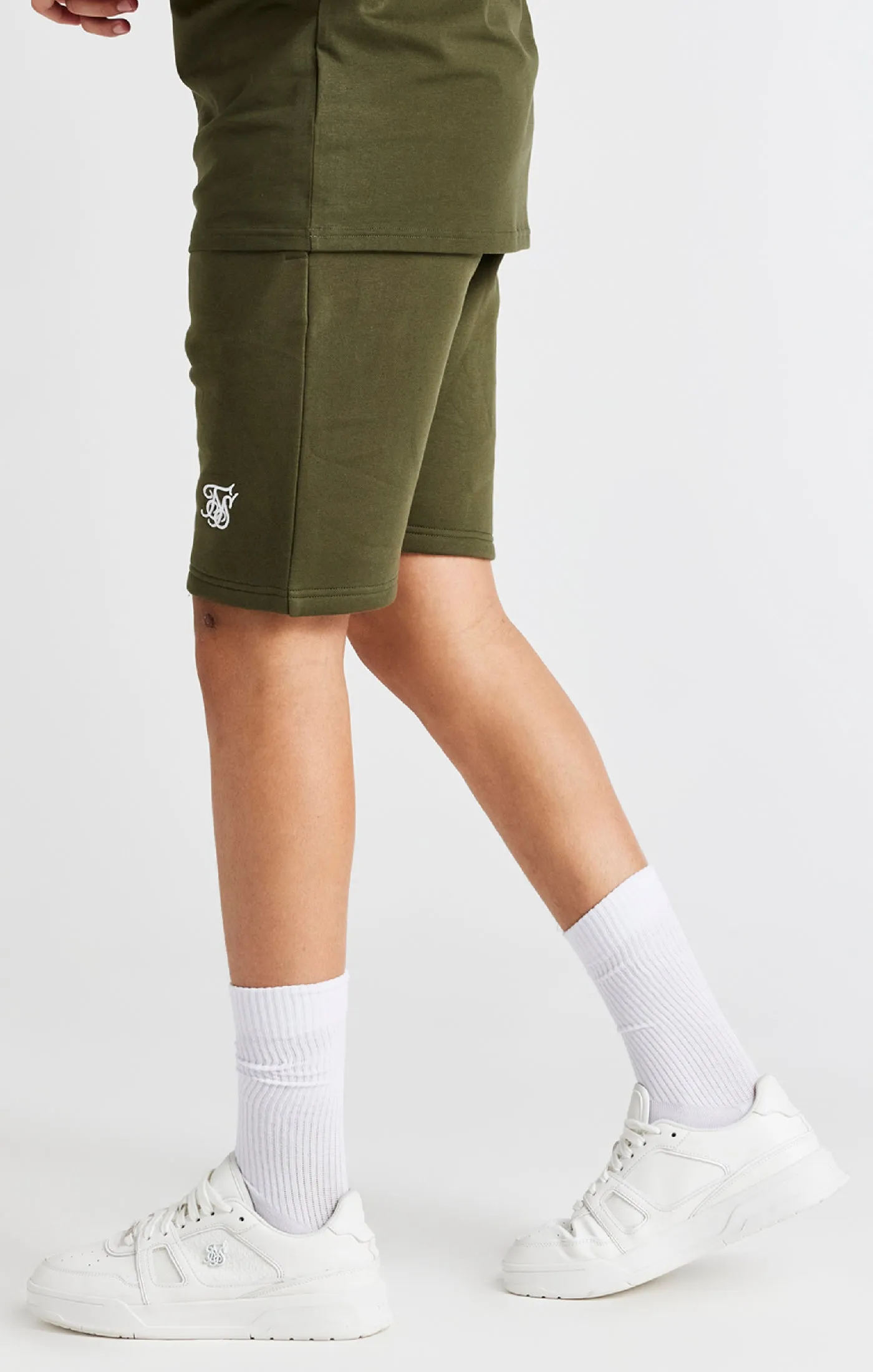 Boys Khaki Fleece Short sold by Siksilk product image thumbnail 2