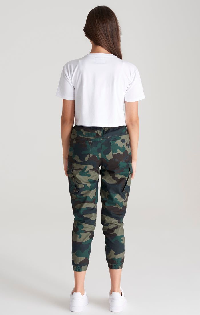 Girls Camo Taped Cargo Pant sold by Siksilk product image thumbnail 7