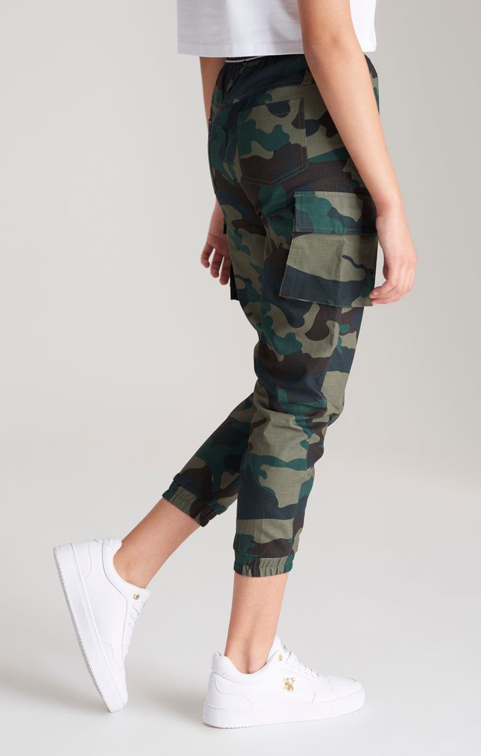 Girls Camo Taped Cargo Pant sold by Siksilk product image thumbnail 2