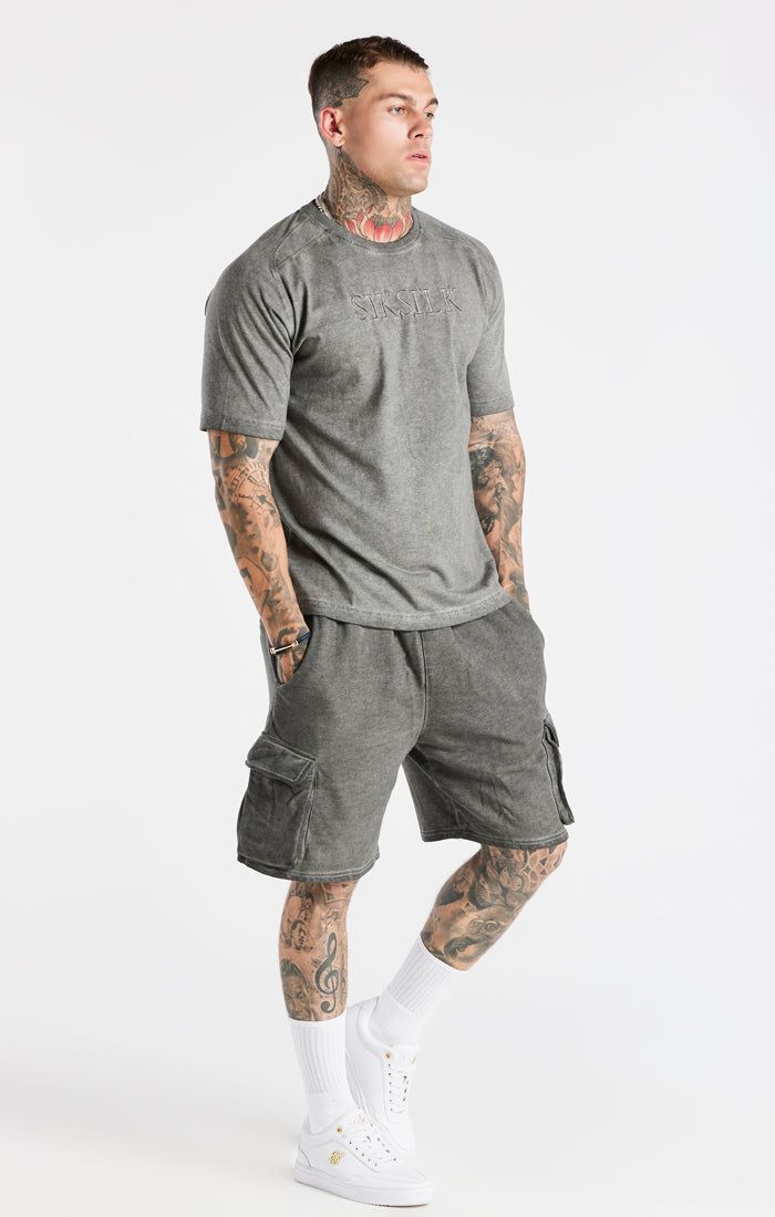 Grey Cargo Short sold by Siksilk product image thumbnail 4